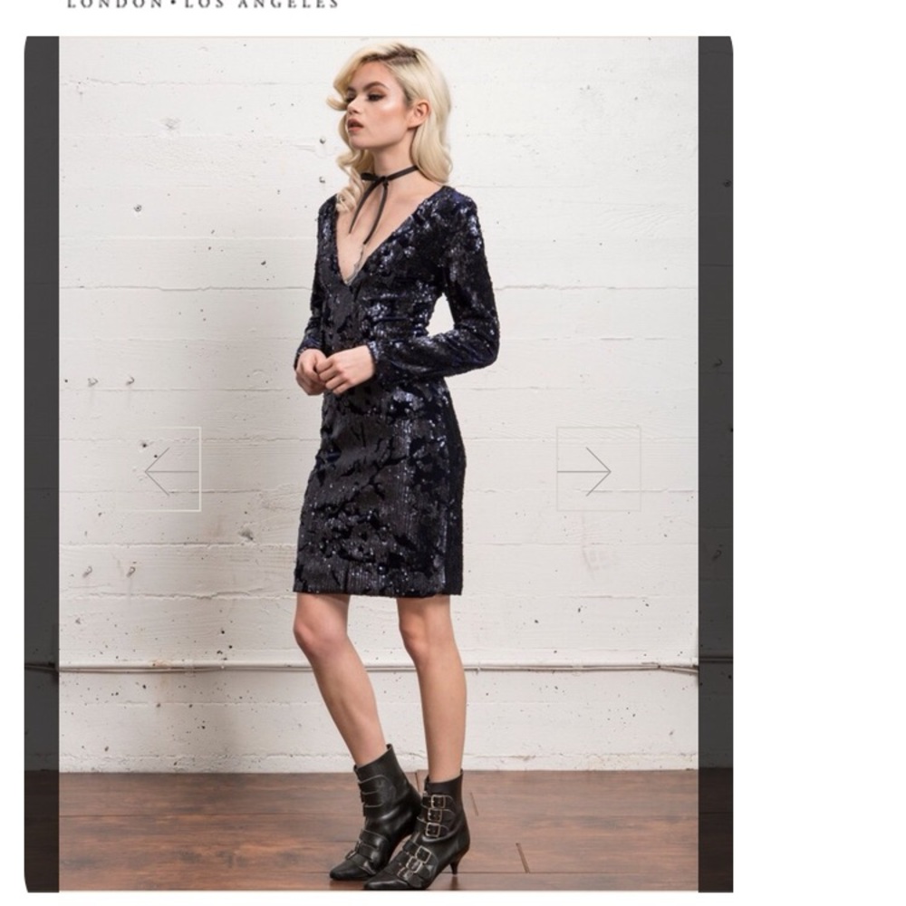 Juniors sequin mini dress